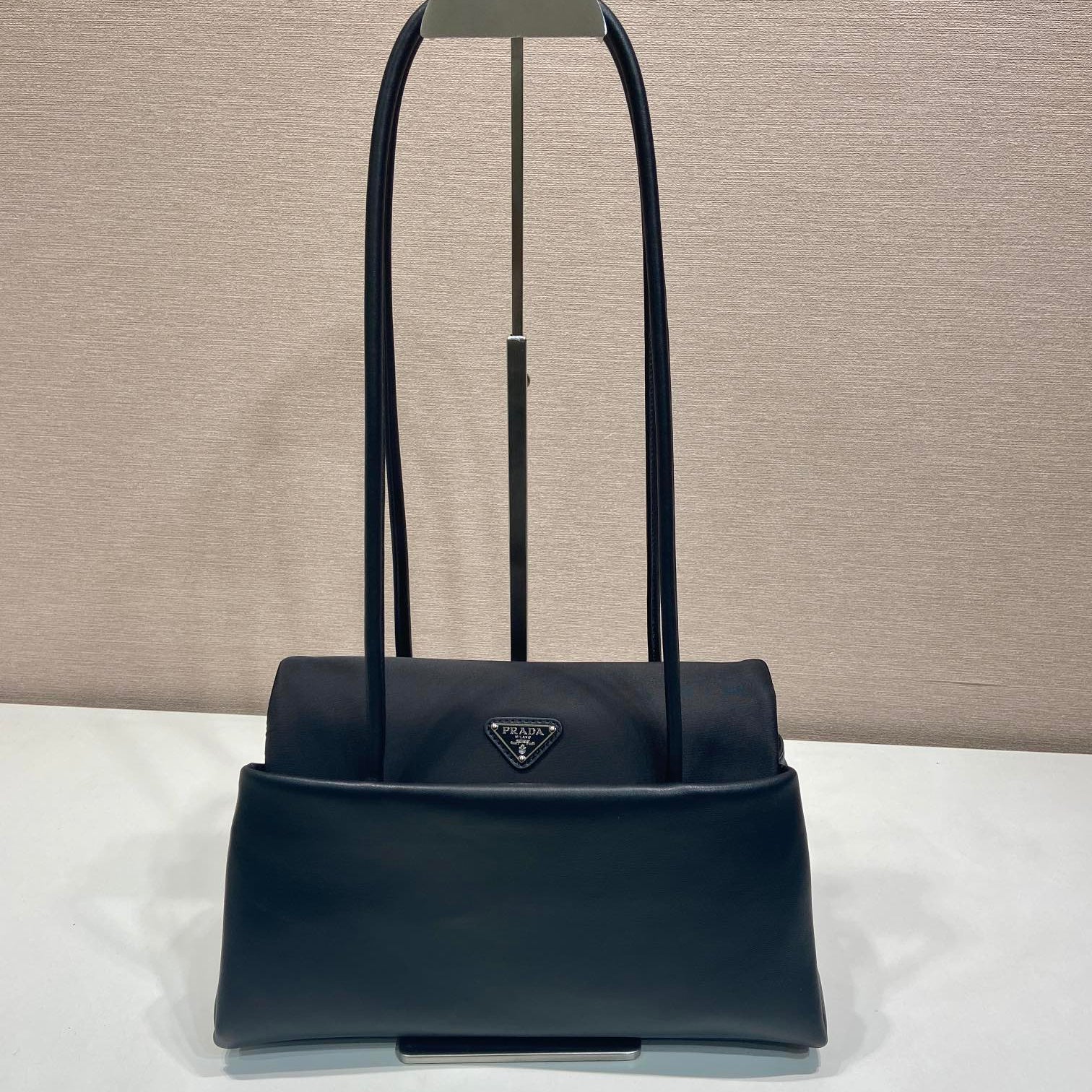 Prada 2026 Passage Bag 28cm Black Leather 282812