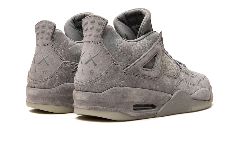 Nike Air Jordan 4 Retro Kaws Cool Grey Suede