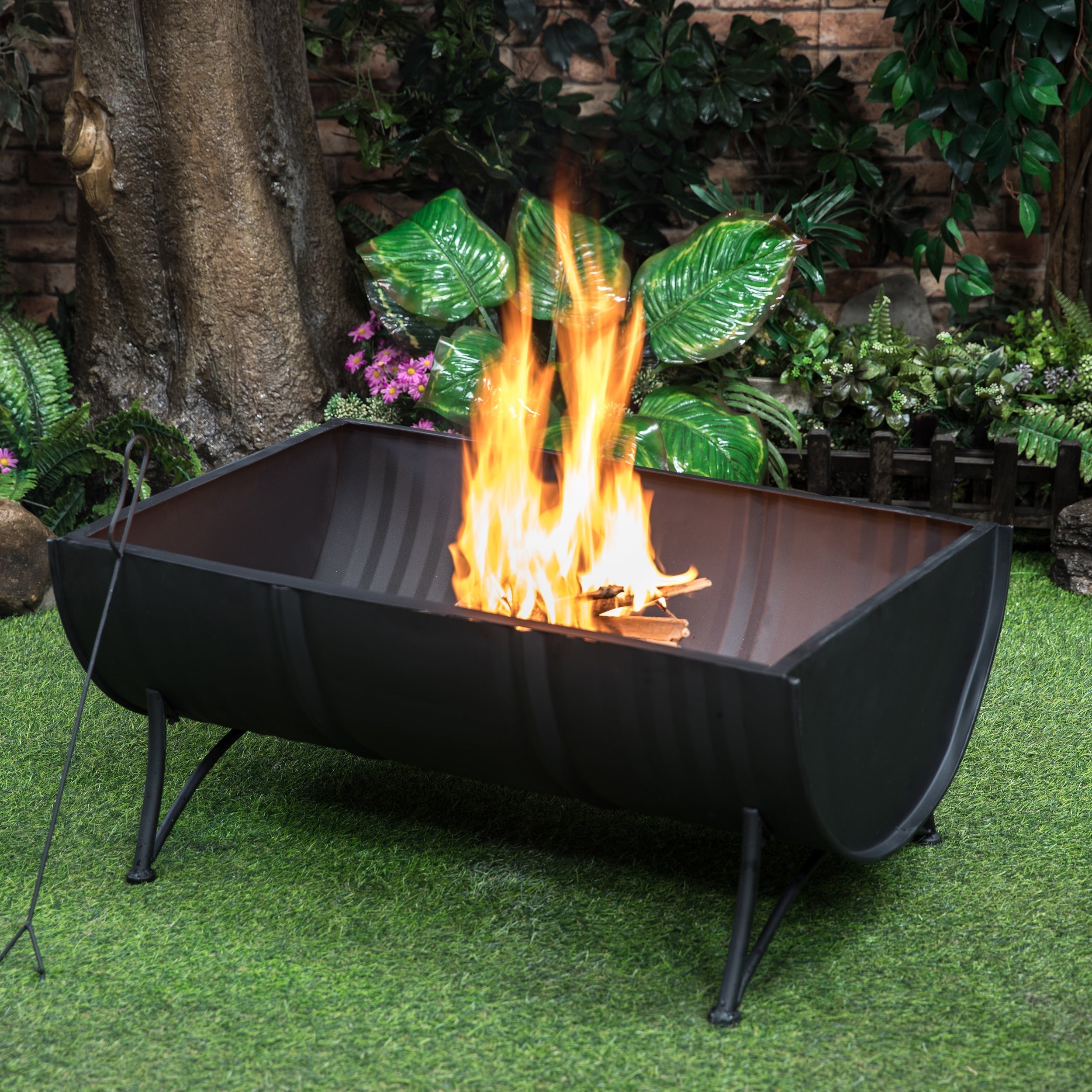 DekoLiving COB10502 Barrel Wood Burner