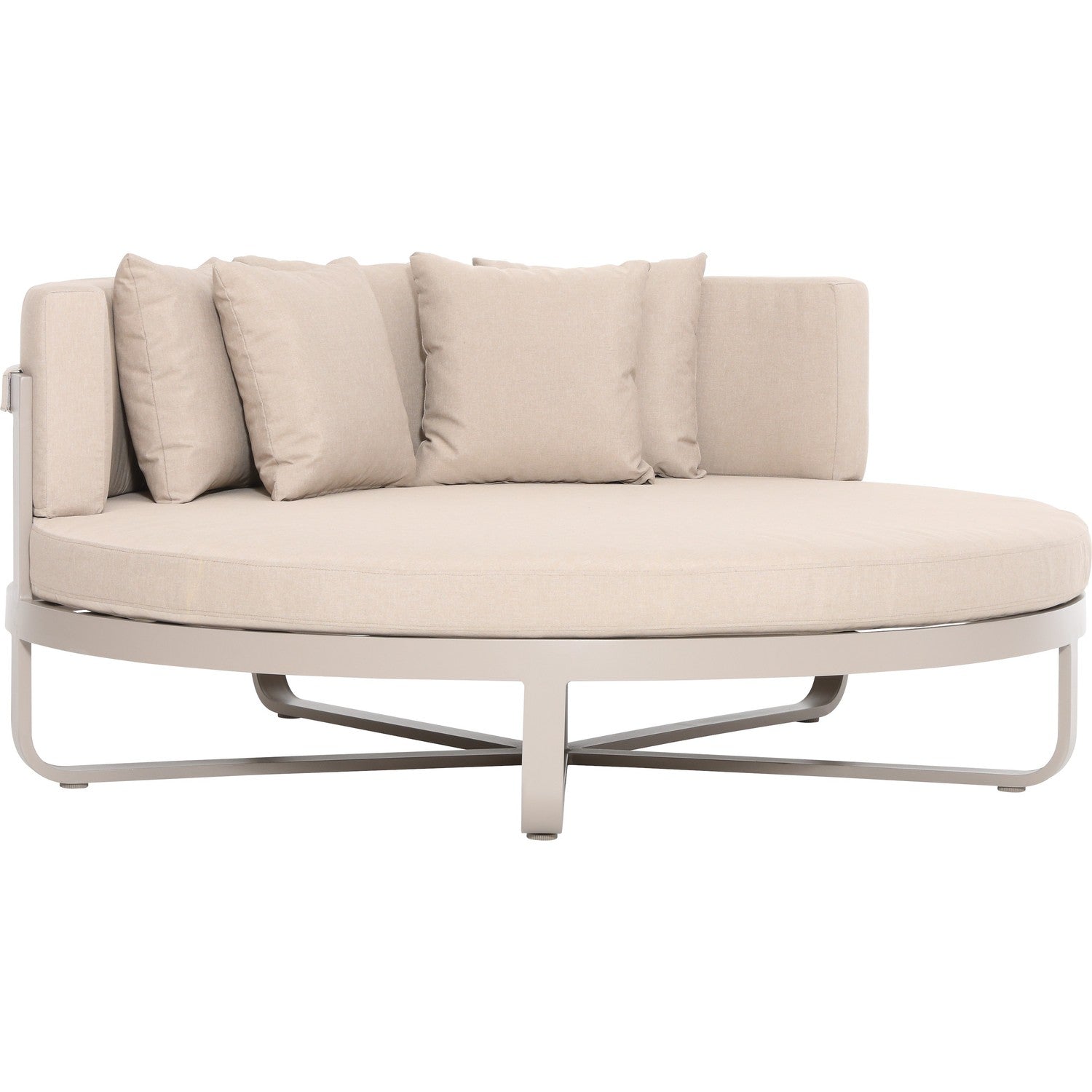 DekoLiving COP30503 Meliazzo Round Outdoor Daybed & Table