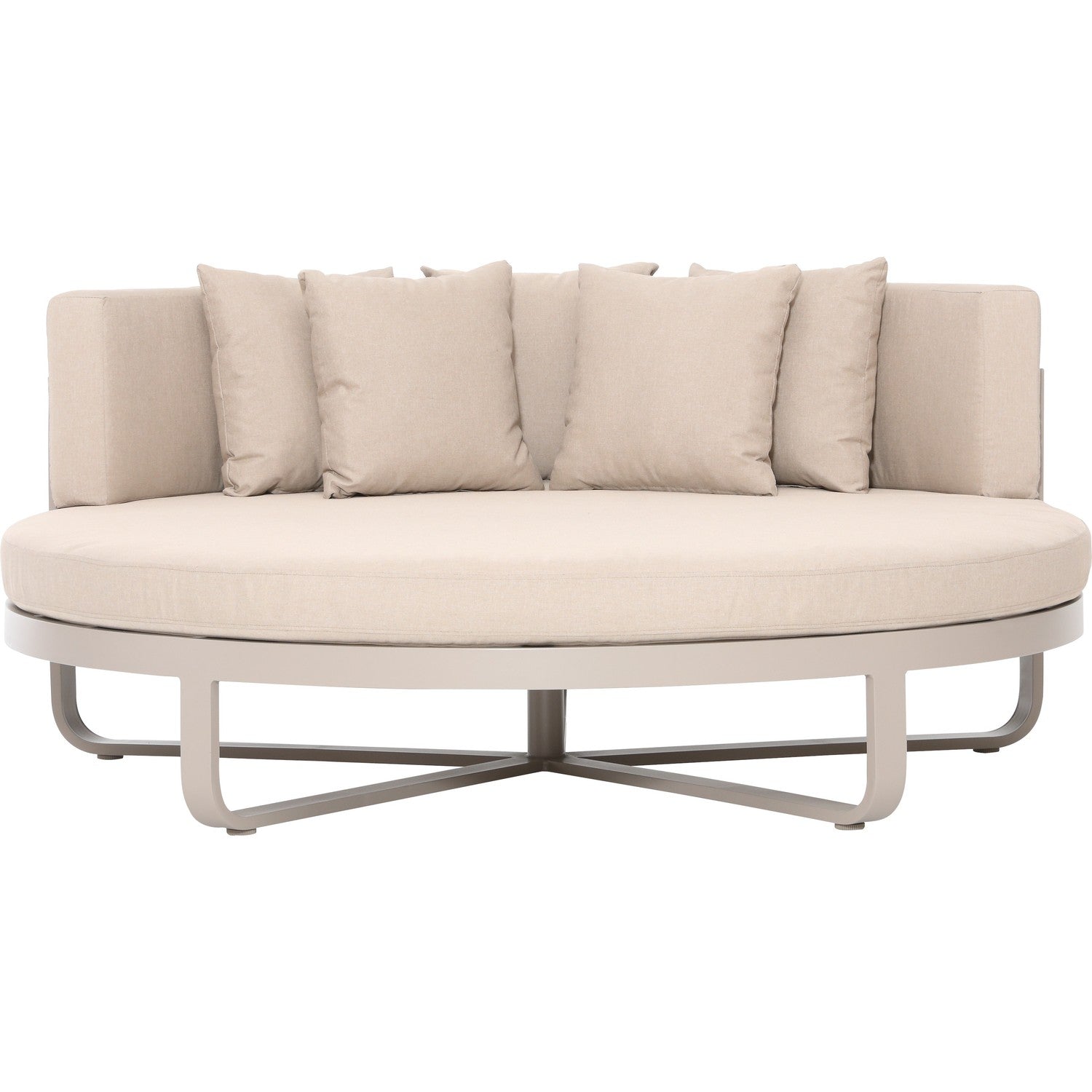 DekoLiving COP30503 Meliazzo Round Outdoor Daybed & Table