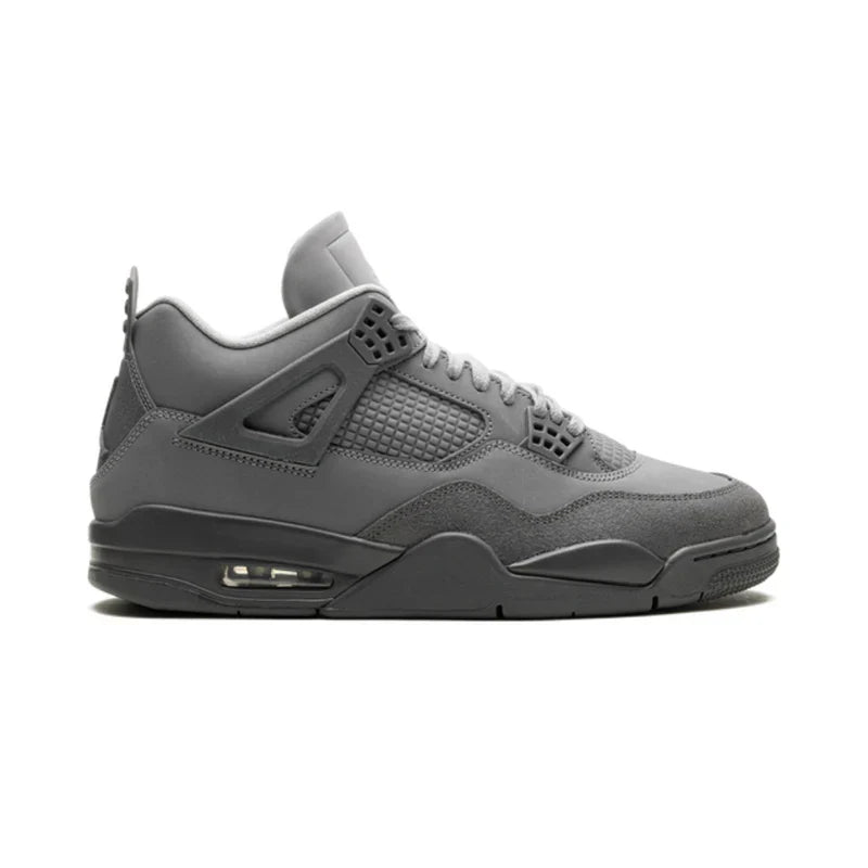 Nike Air Jordan 4 Dark Gray Suede Leather