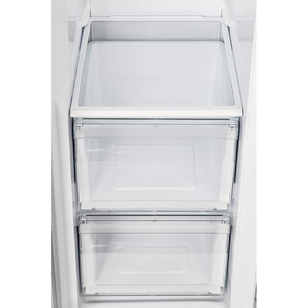 Forno FFRBI1805-33SB 33″ Salerno Refrigerator FORNO ALTA QUALITA Freestanding Side-by-side 15.6 cu.ft White Interior