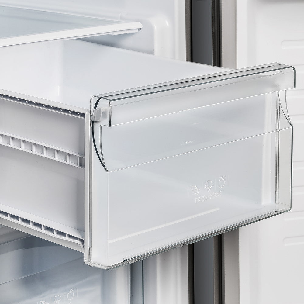 Forno FFRBI1805-33SB 33″ Salerno Refrigerator FORNO ALTA QUALITA Freestanding Side-by-side 15.6 cu.ft White Interior