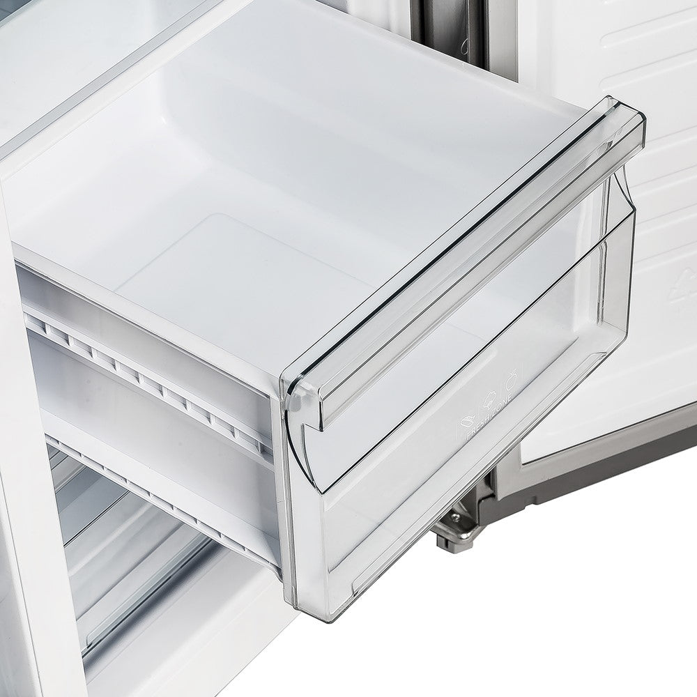 Forno FFRBI1805-33SB 33″ Salerno Refrigerator FORNO ALTA QUALITA Freestanding Side-by-side 15.6 cu.ft White Interior
