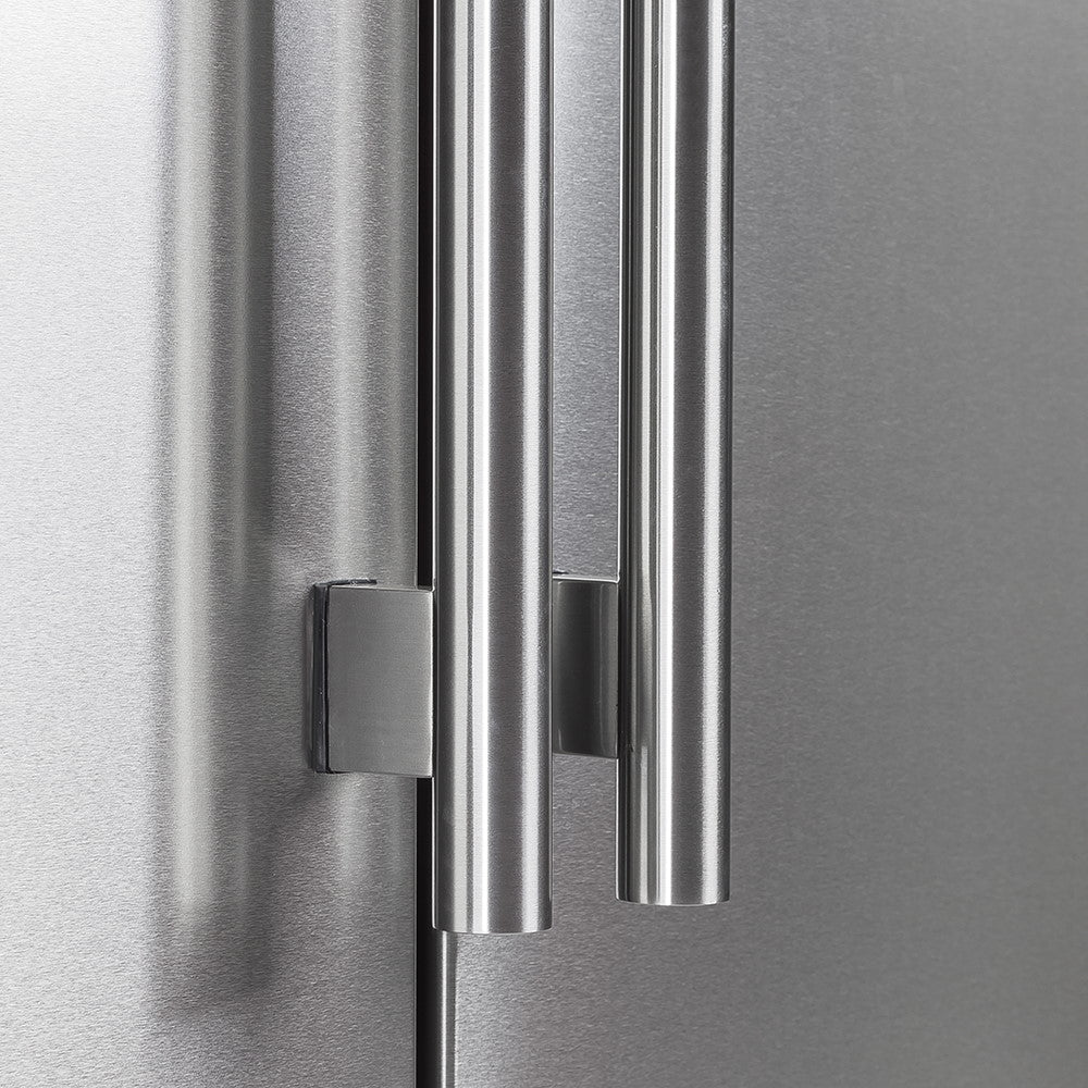 Forno FFRBI1805-33SB 33″ Salerno Refrigerator FORNO ALTA QUALITA Freestanding Side-by-side 15.6 cu.ft White Interior