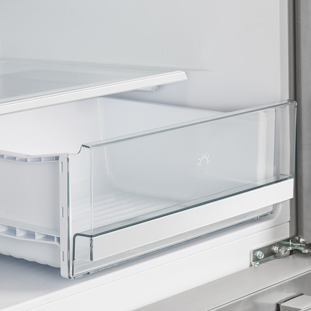 Forno FFRBI1820-36SB 36″ Moena Refrigerator FORNO ALTA QUALITA Freestanding French Doors With Ice Maker, 19.2 cu.ft.