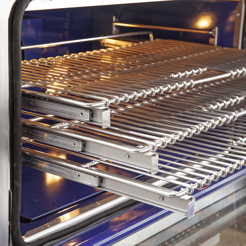 Forno FFSGS6260-36 36” Capriasca with FORNO ALTA QUALITA Pro-Style Gas 6 Italian Burners 120,000 BTU All 304 Stainless Steel