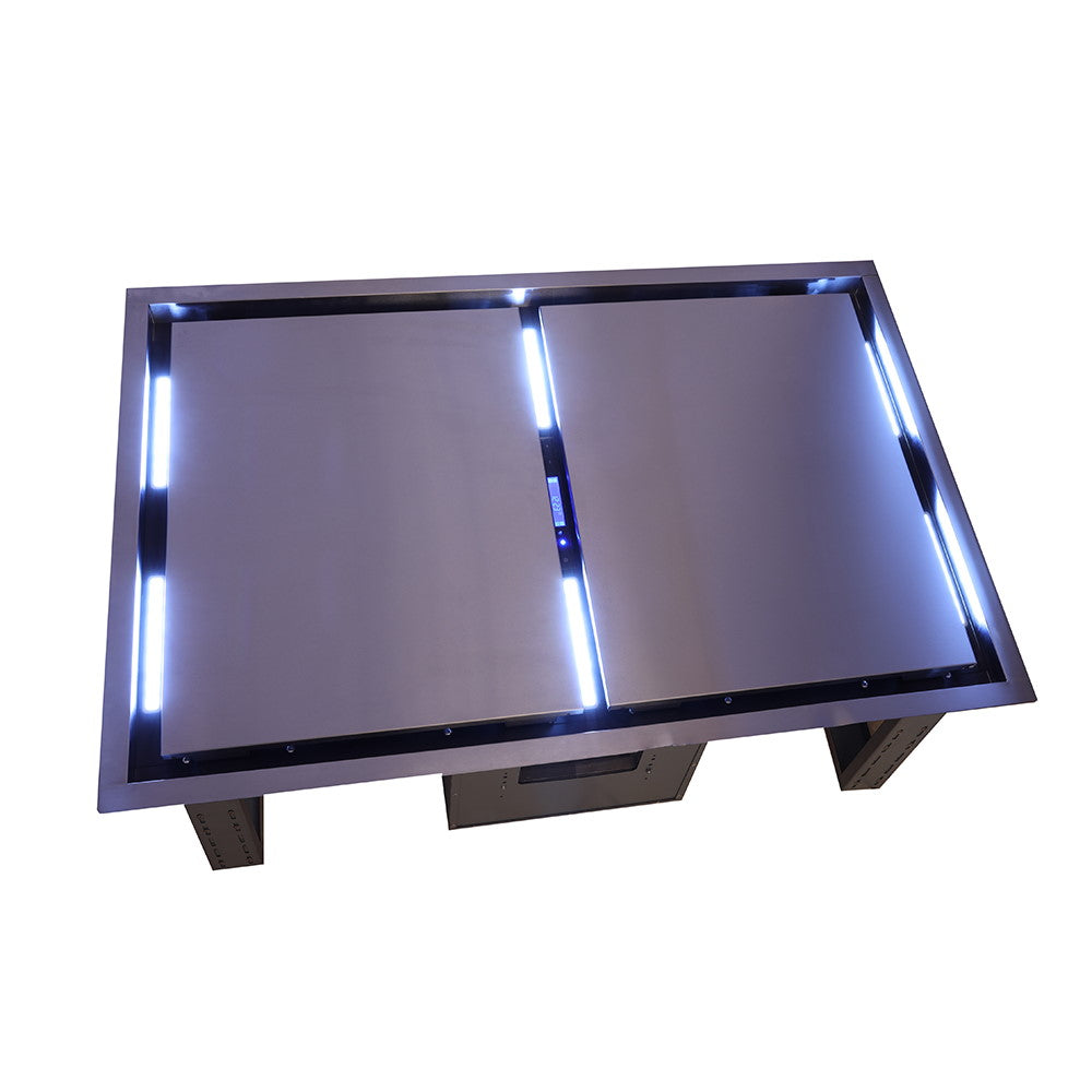 Forno FRHRE5312-44 44″ Arezzo Recessed Range Hood Stainless Steel 1200 CFM