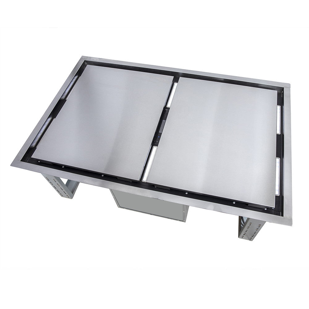 Forno FRHRE5312-44 44″ Arezzo Recessed Range Hood Stainless Steel 1200 CFM