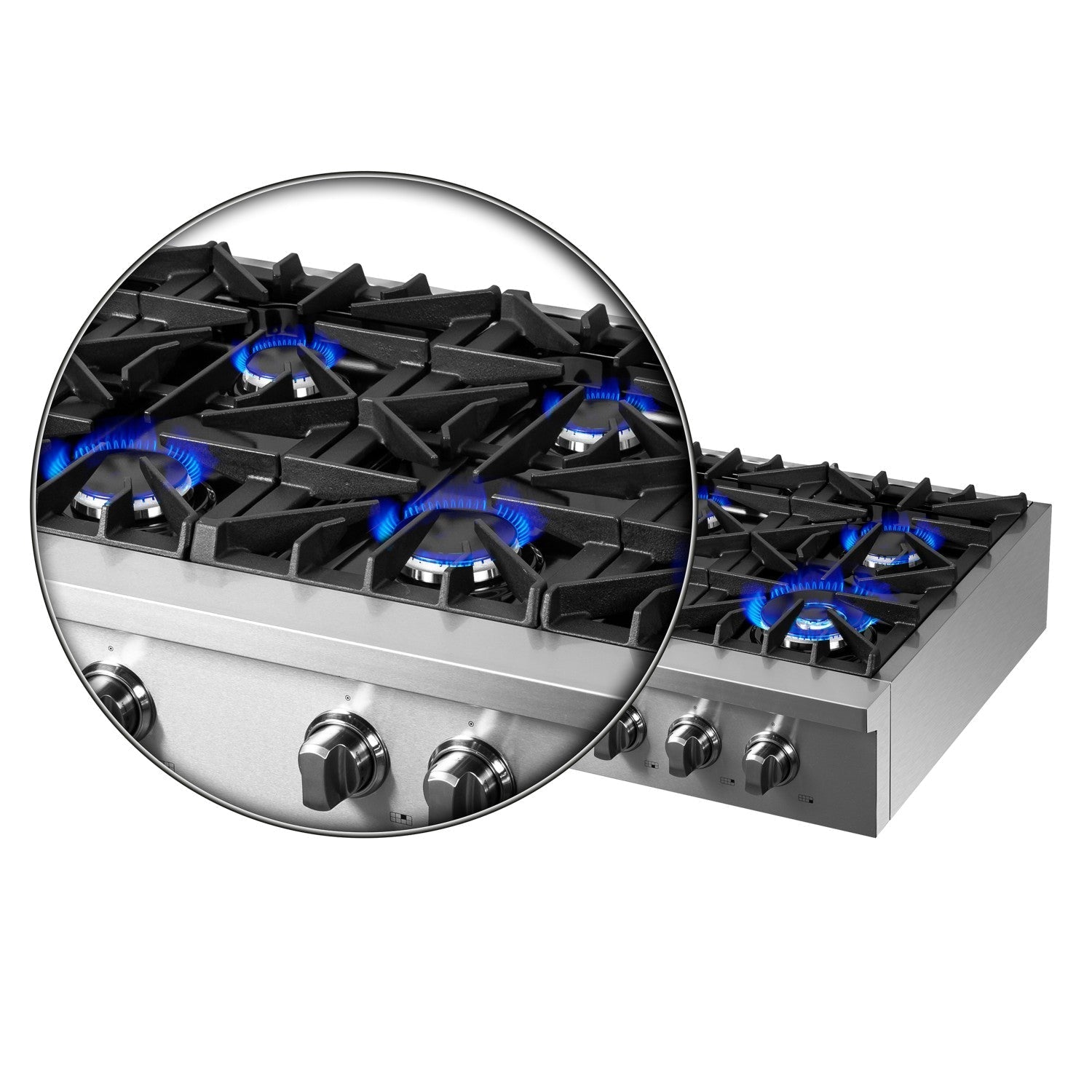 Forno FCTGS5737-48 Pro-Style 48″ Gas Rangetop