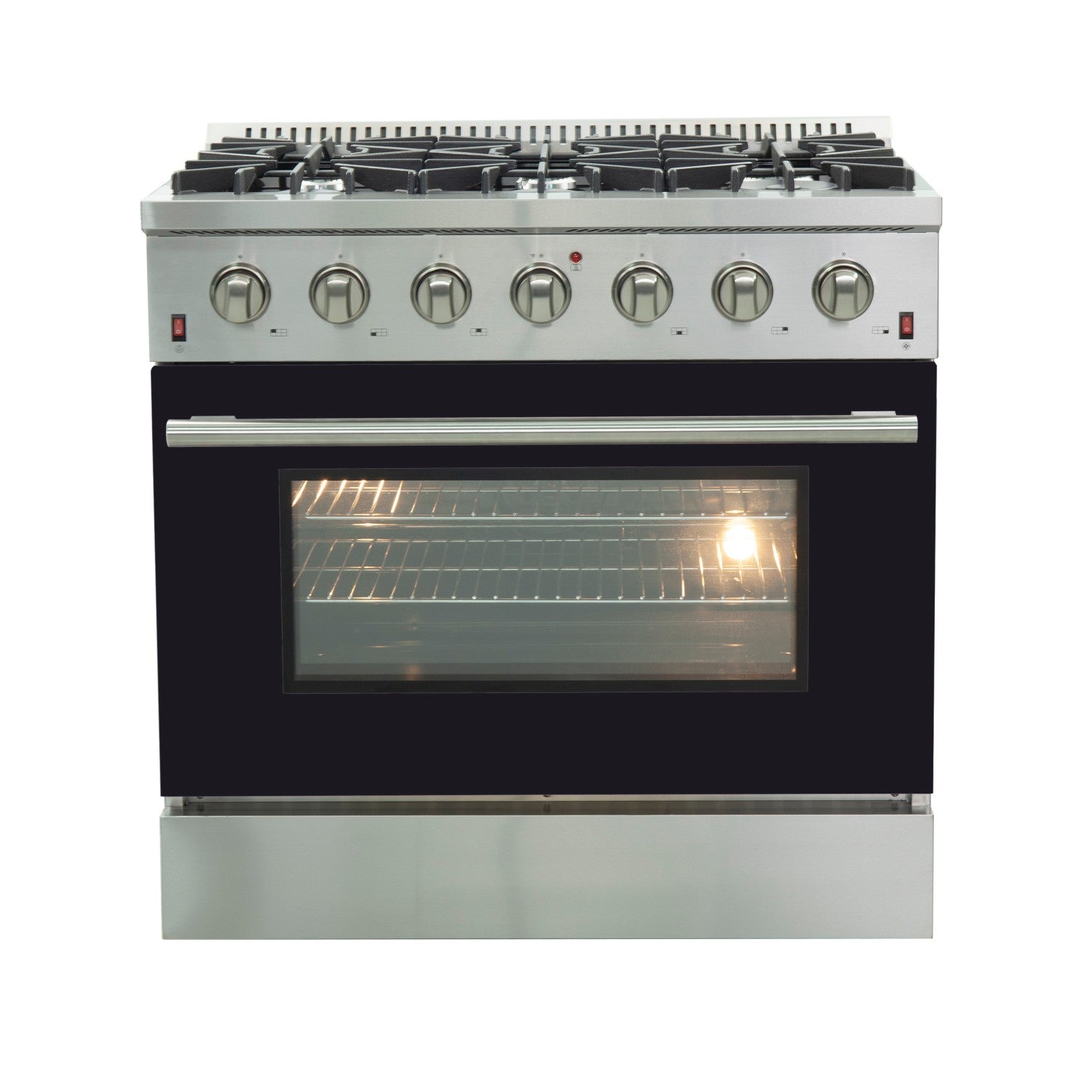 Forno FFSGS6244-36 36″ Galiano Gas Range with FORNO ALTA QUALITA Pro-Style Gas 6 Italian Burners 83,000 BTU All Stainless Steel