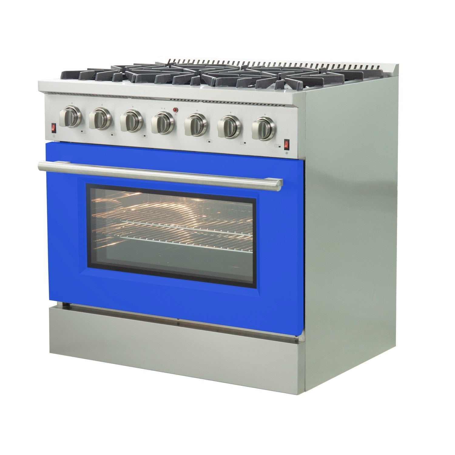 Forno FFSGS6244-36 36″ Galiano Gas Range with FORNO ALTA QUALITA Pro-Style Gas 6 Italian Burners 83,000 BTU All Stainless Steel
