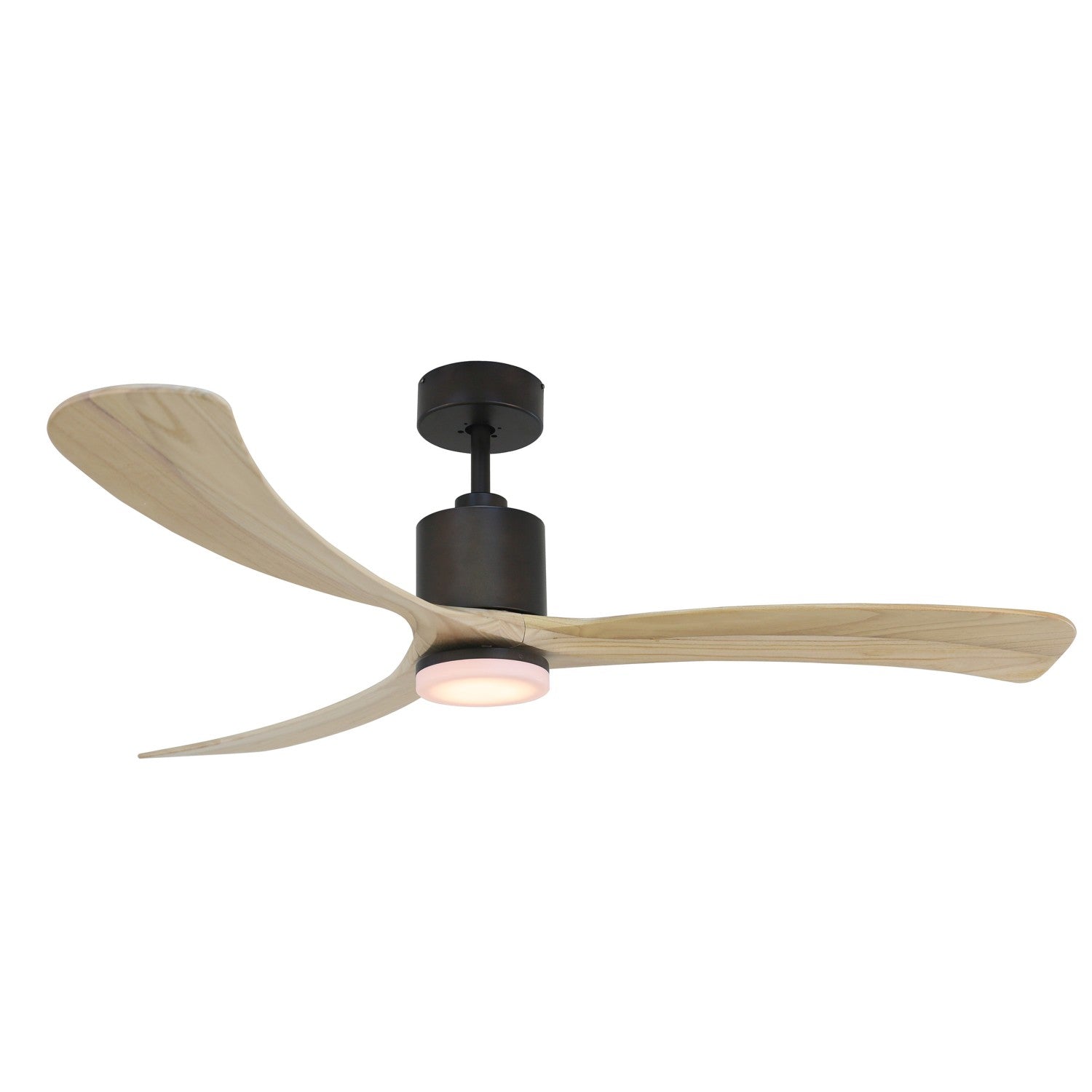 Forno Voce Curva 66" Wood Blade Voice Activated Smart Ceiling Fan
