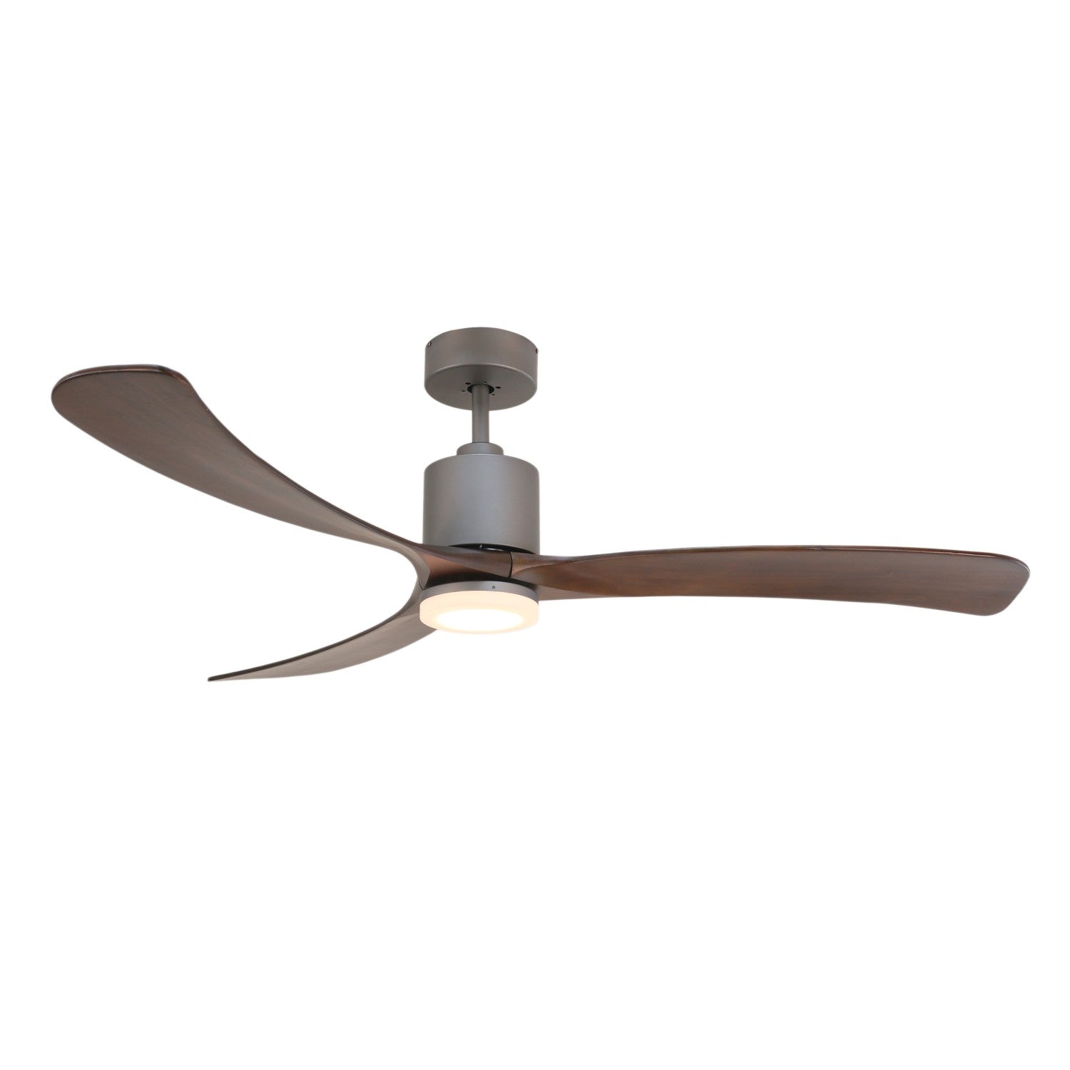 Forno Voce Curva 66" Wood Blade Voice Activated Smart Ceiling Fan