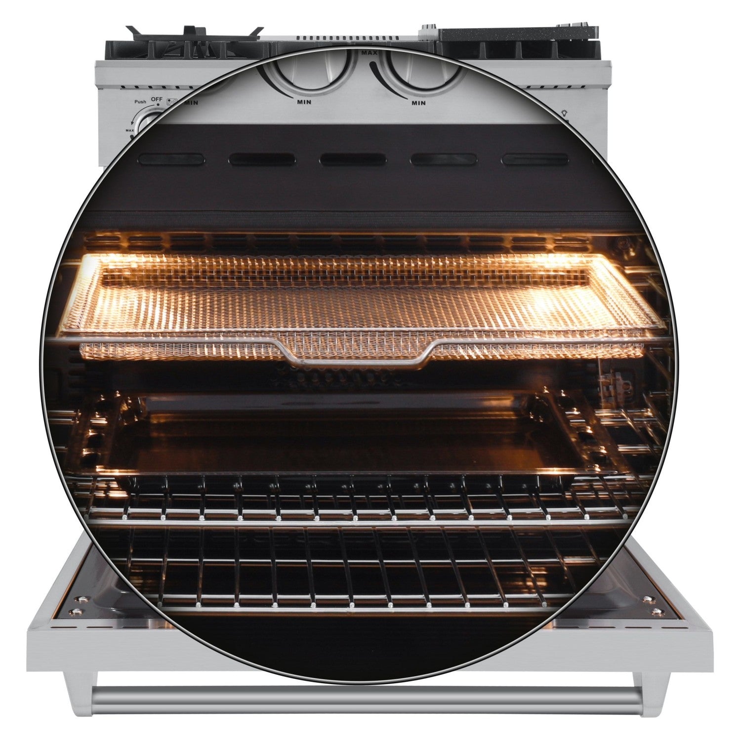 Forno FFSGS6276-30 Pro Style 30″ All Gas Range