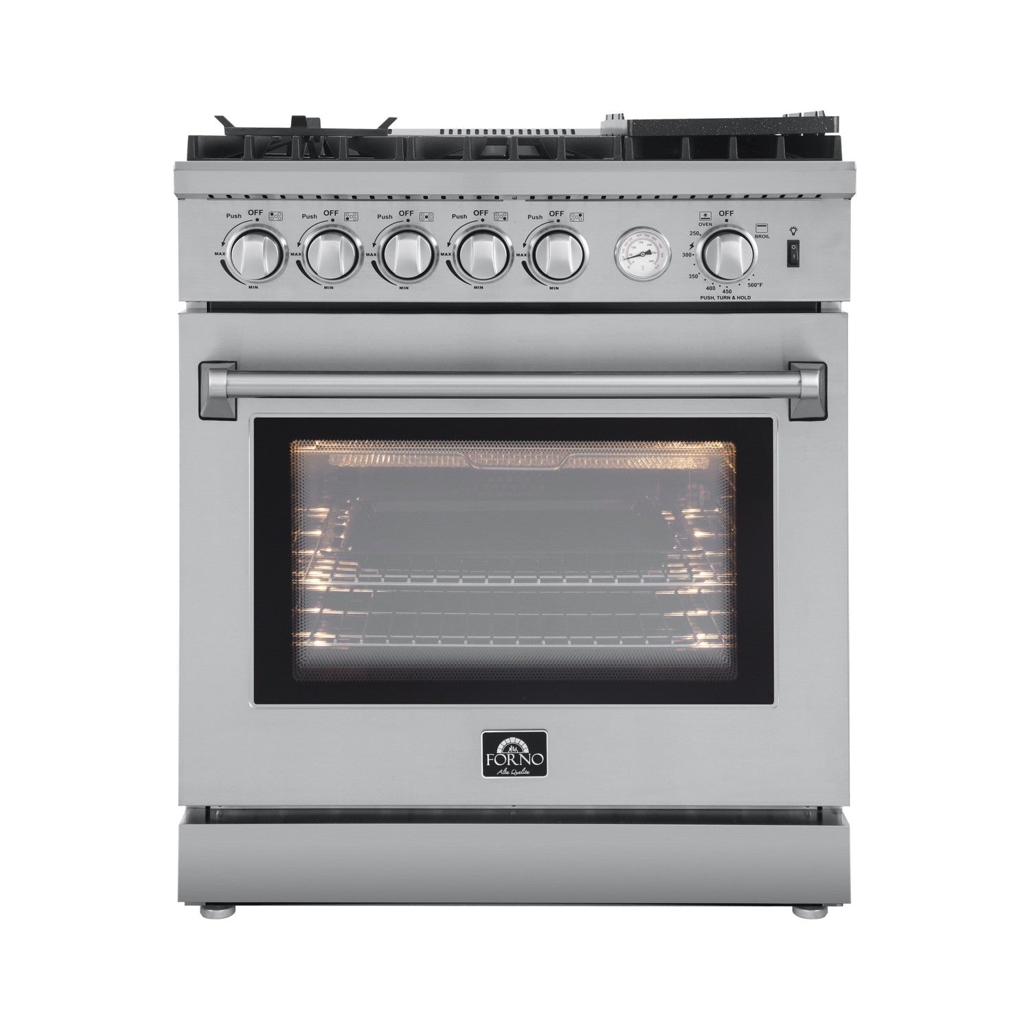 Forno FFSGS6276-30 Pro Style 30″ All Gas Range