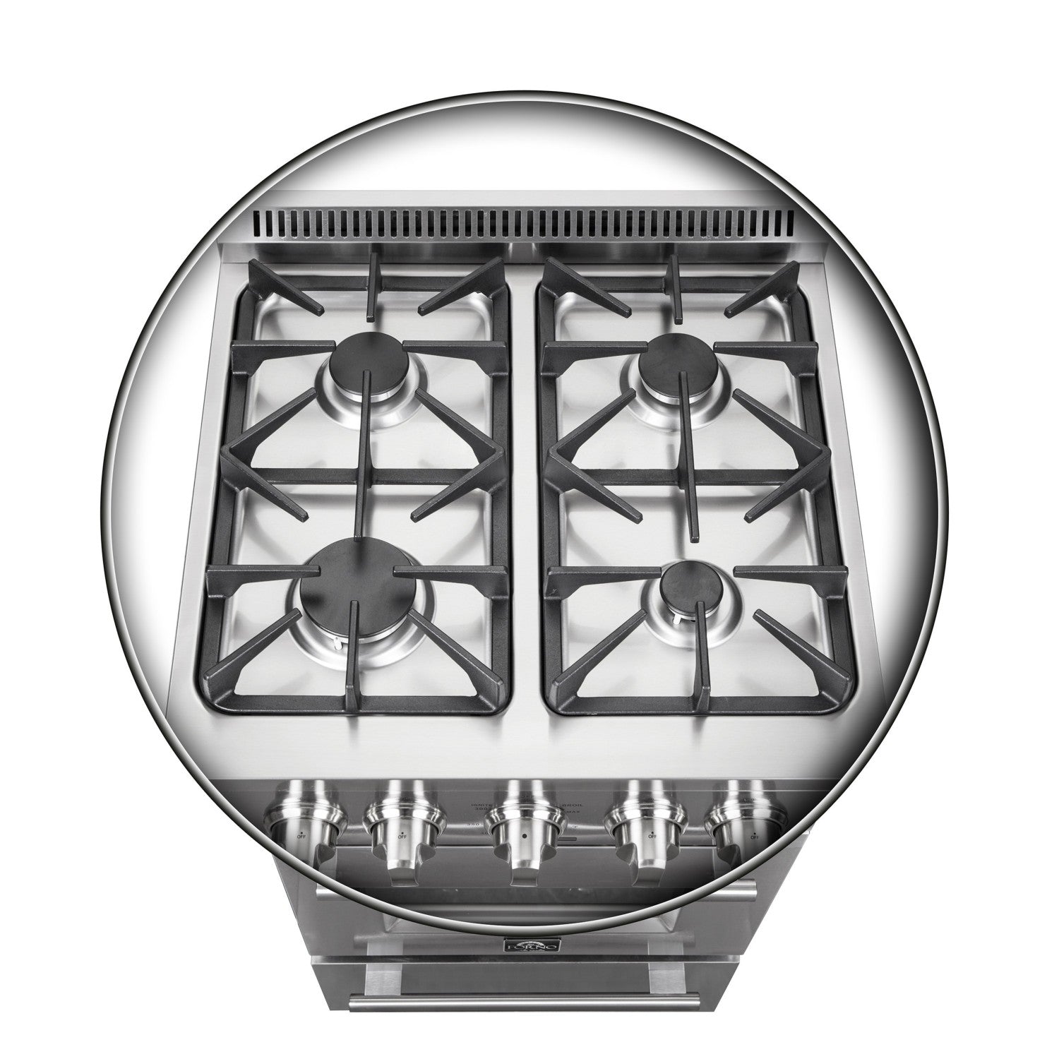 Forno FFSGS6272-24 Pro Style 24″ Sperlonga Gas Range