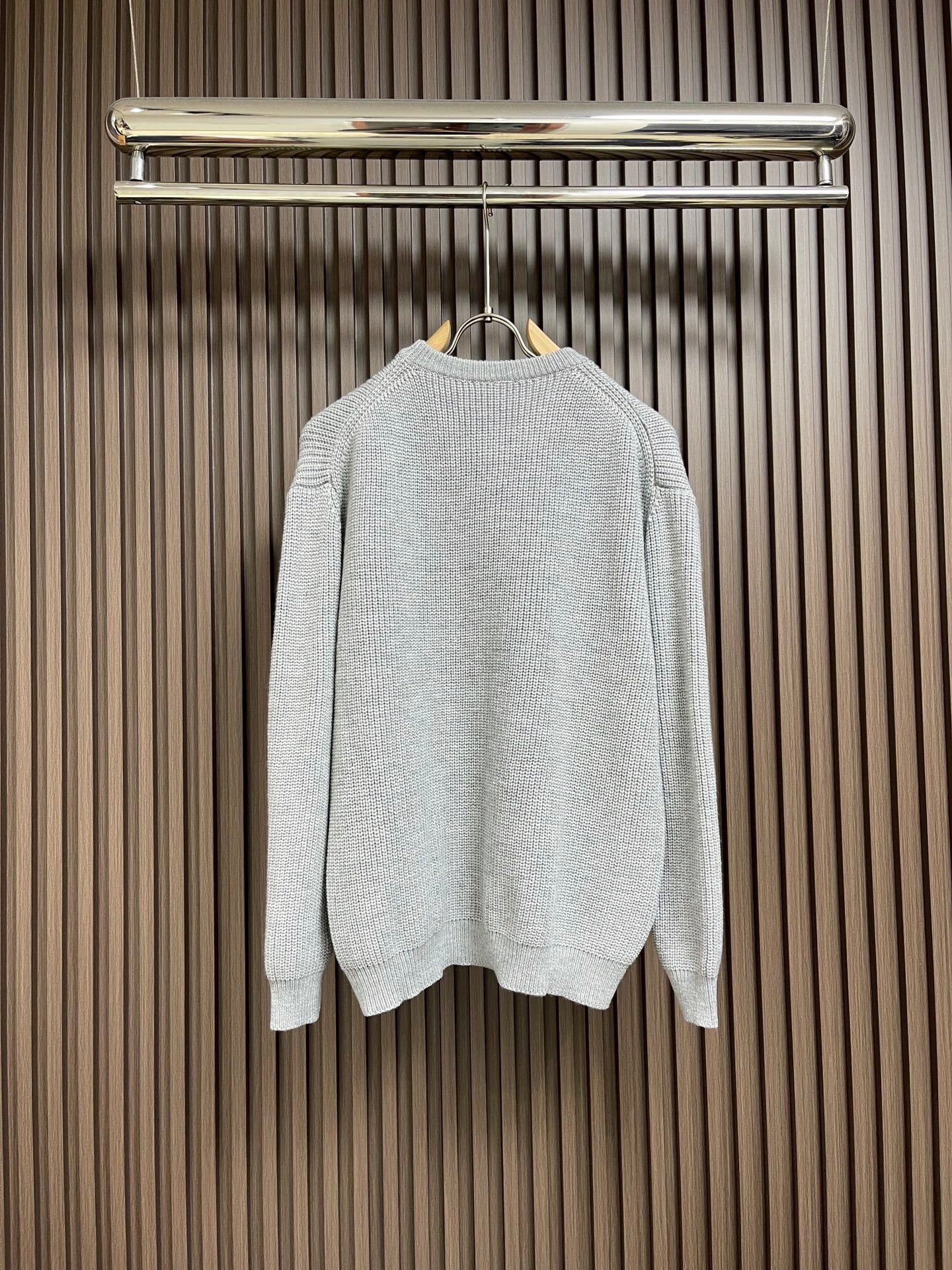 Celin Oversized Sweater In Ribbed Wool
