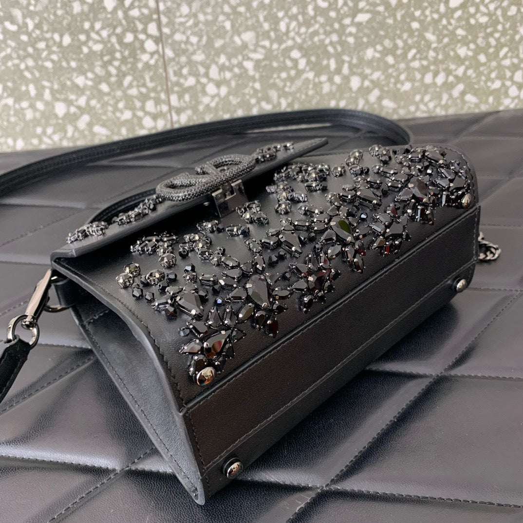 Mini Gravani Vsling Bag 19cm With Sparkling Embroidery