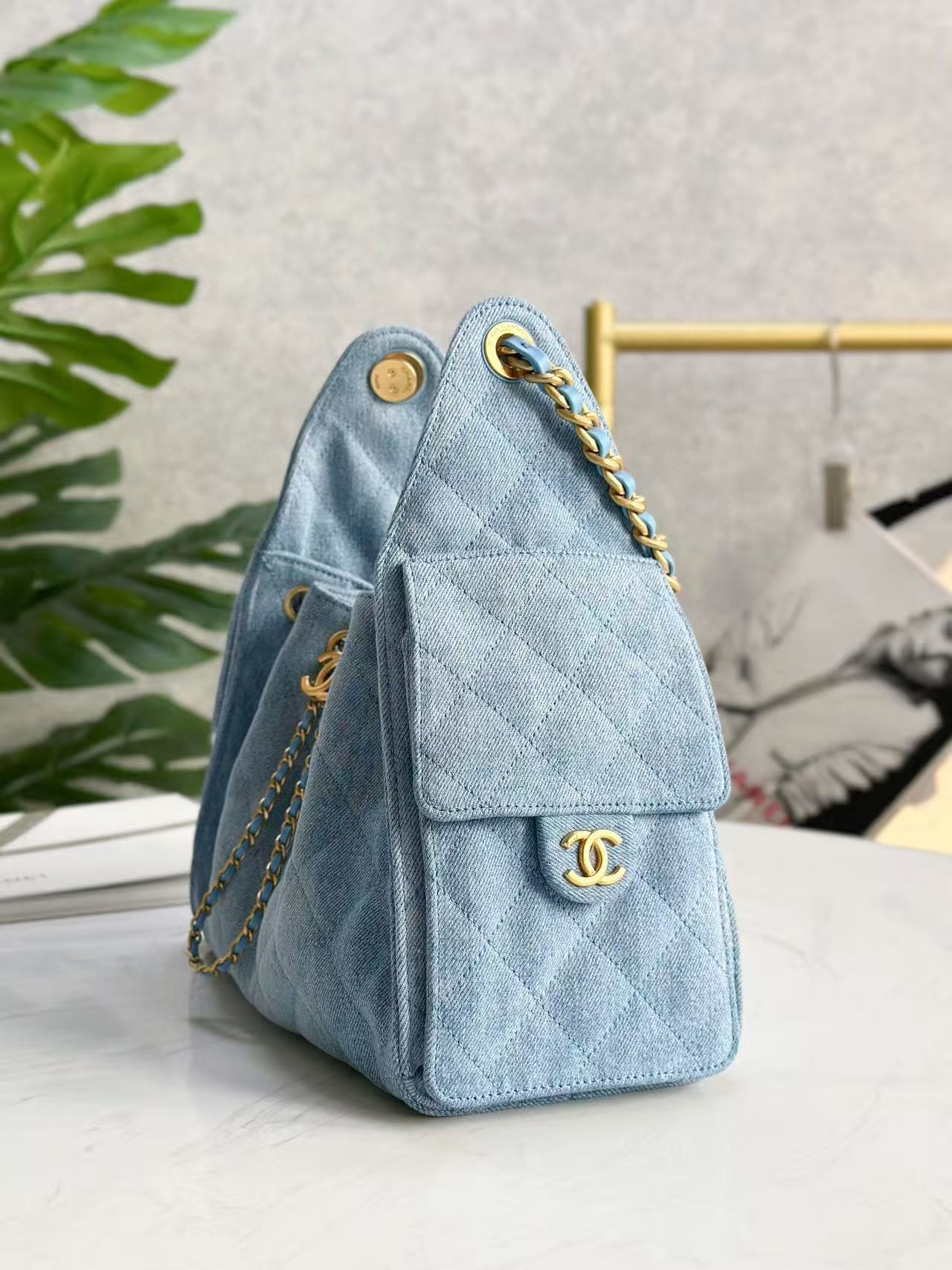 CC 25C Hobo Bag 30cm Denim