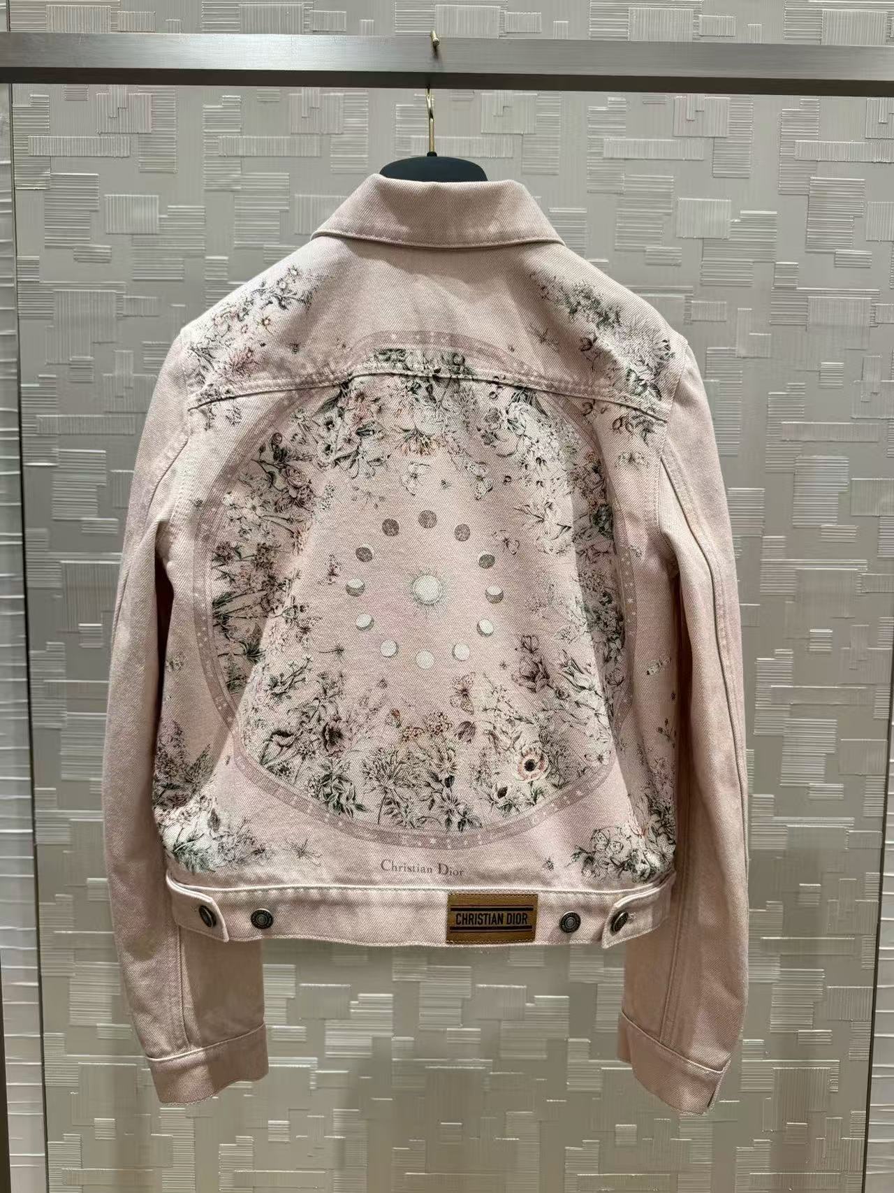 Dior Jacket Pink and White Cotton
