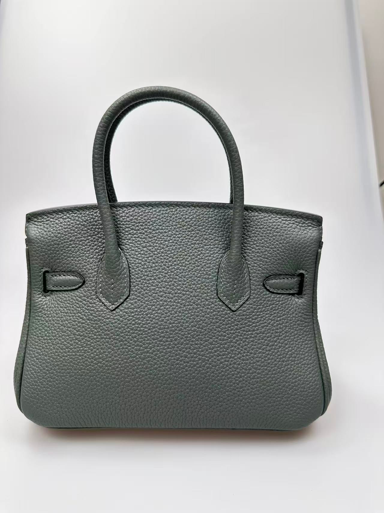 HM Birkin 20cm Vert Amande Togo Leather Gold Hardware