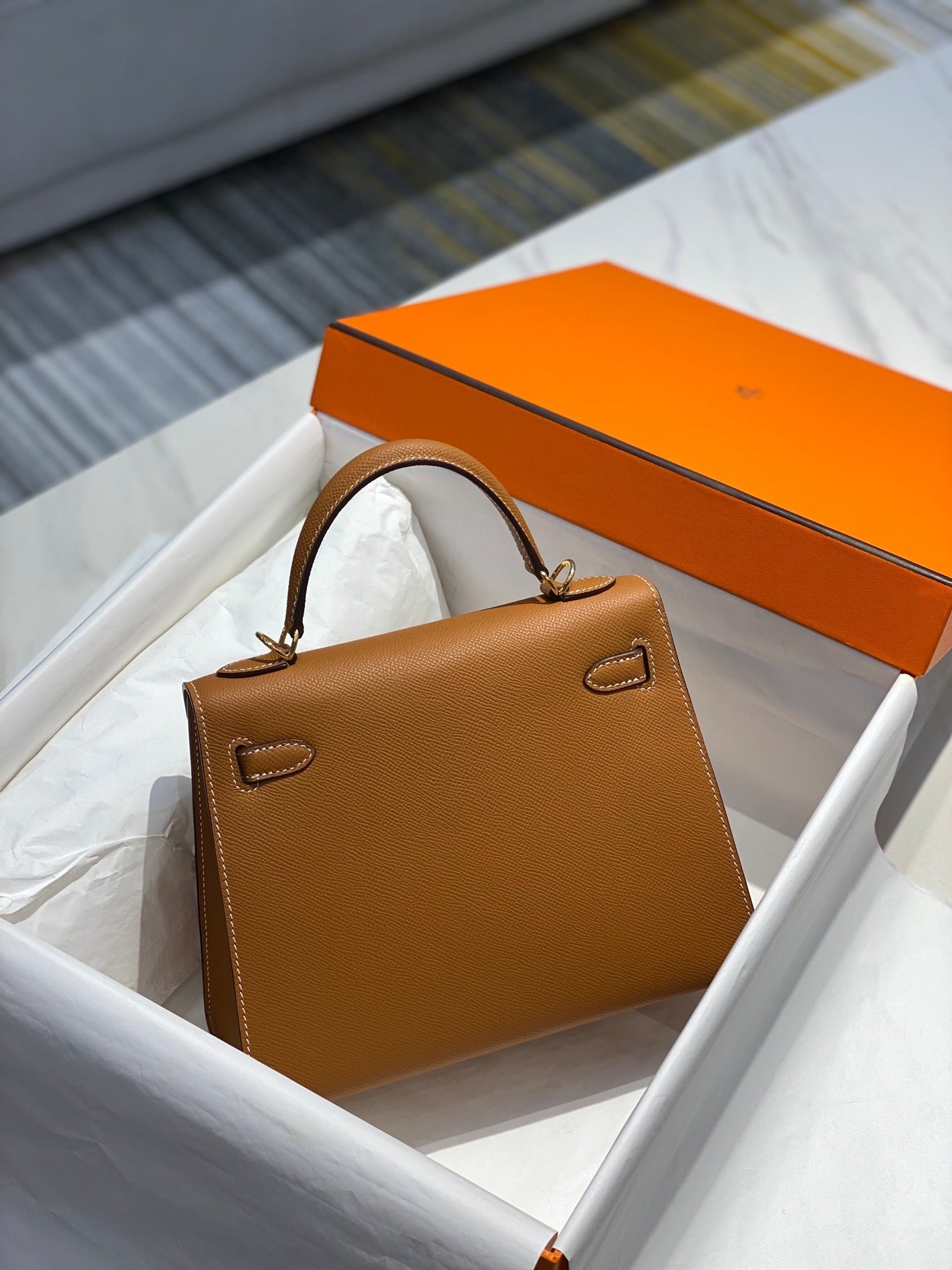 Hermes 2025 Kelly Brown Togo Leather with Gold Hardware