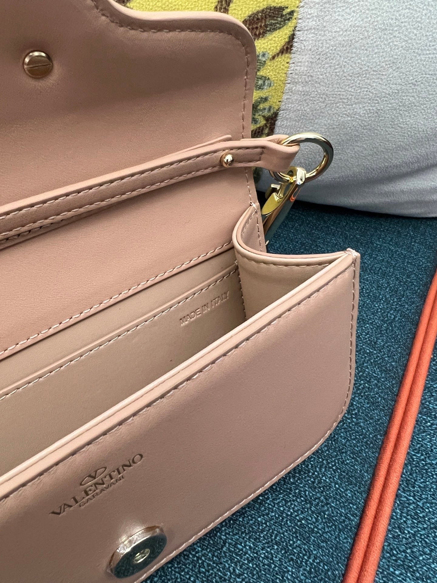 Valentino Loco 20cm Bag Powder Pink Calfskin