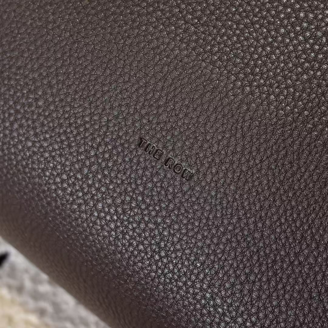 The Row 2026 Bag 32cm Dark Brown Leather
