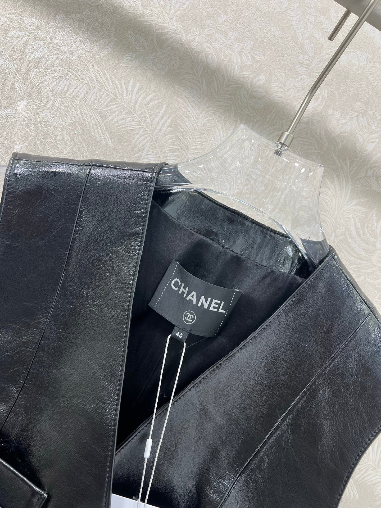 Chanel 2026 Vest Black Leather