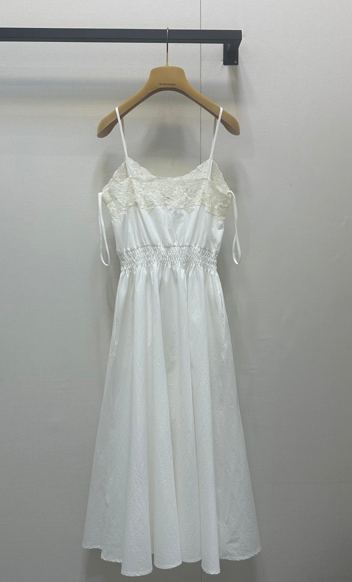 Miumiu 2026 Dress White Lace Cotton