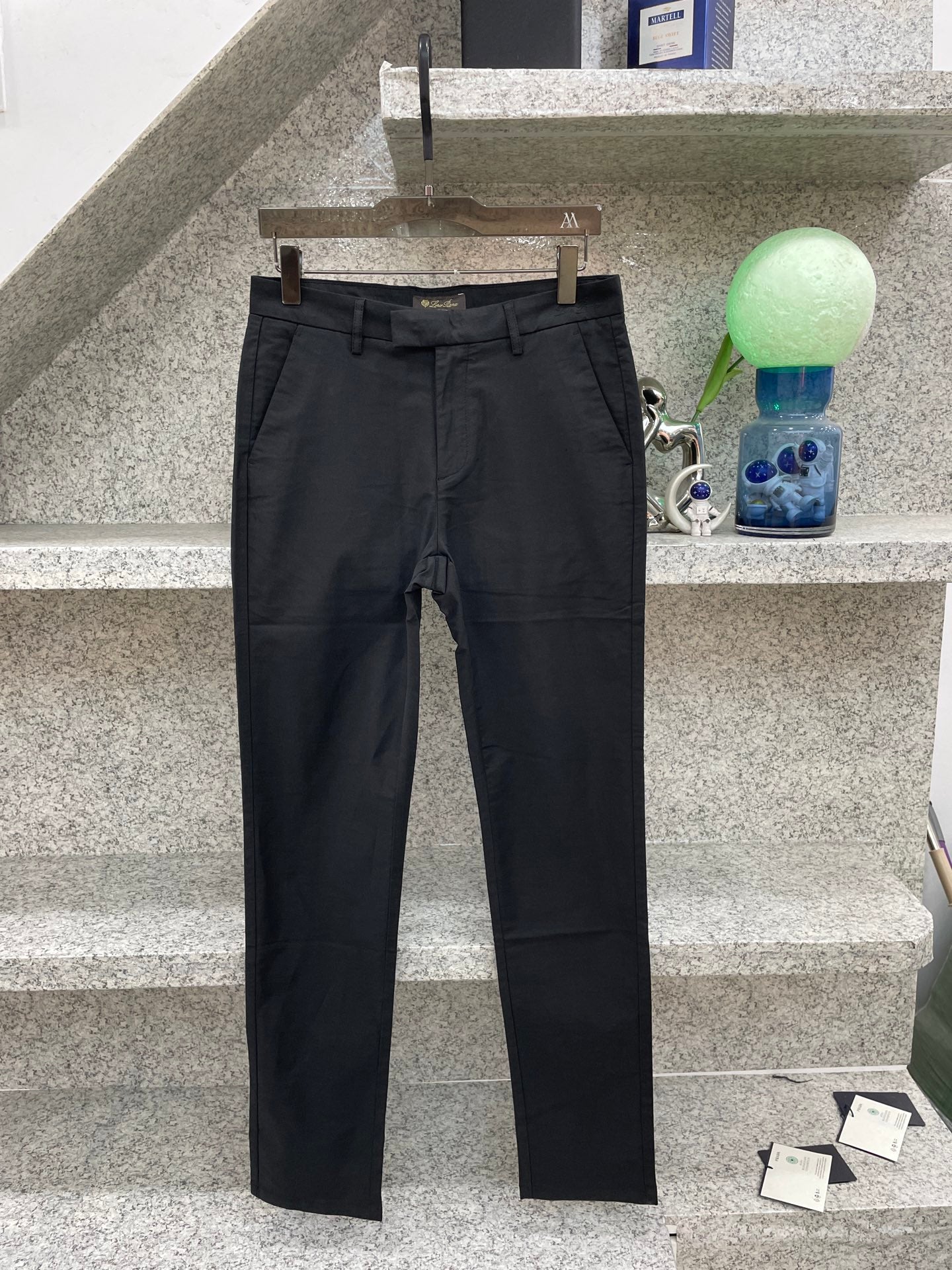 Loro Piana 2026 Trouser Navy Blue Beige Black Cotton