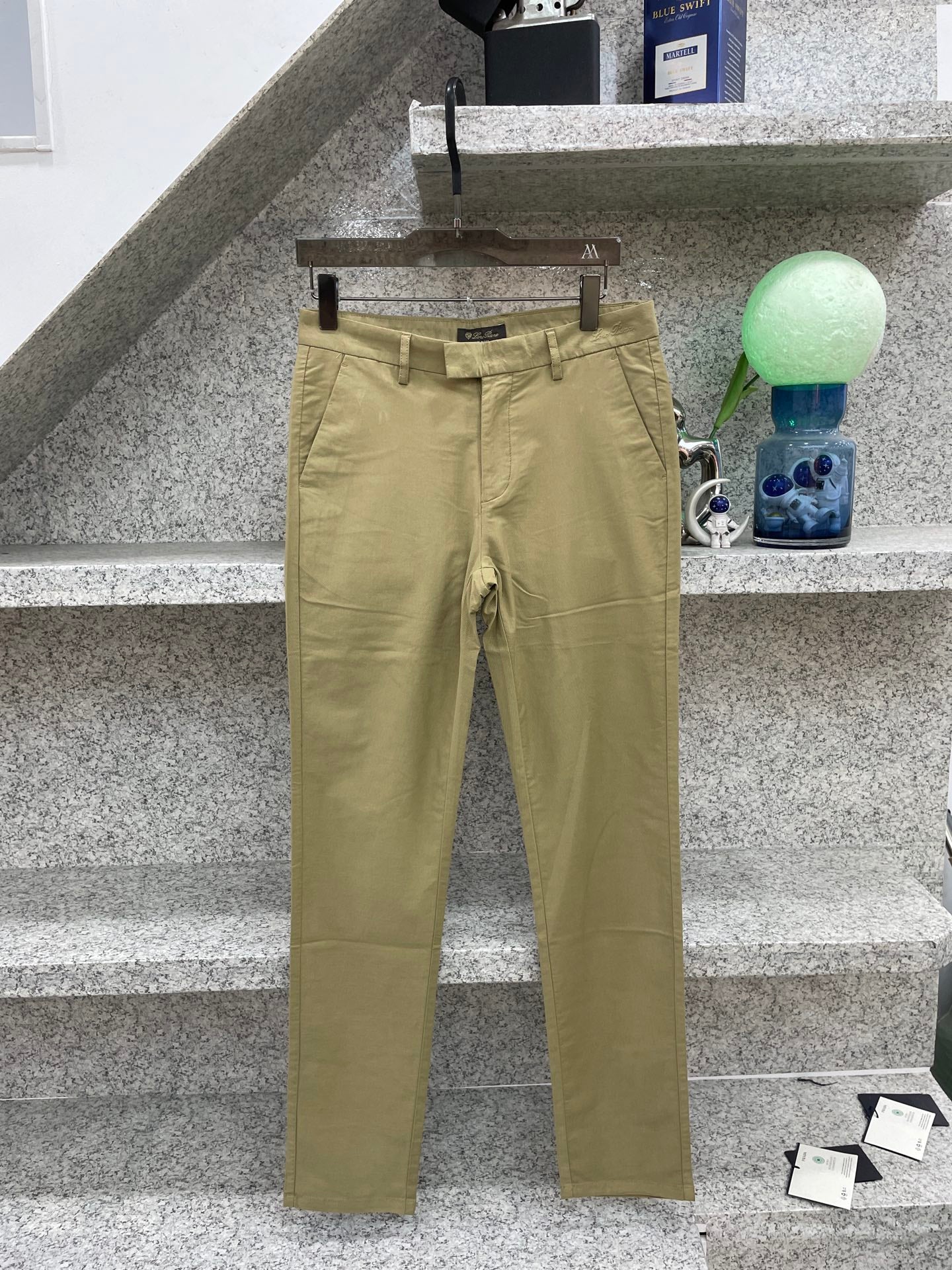 Loro Piana 2026 Trouser Navy Blue Beige Black Cotton