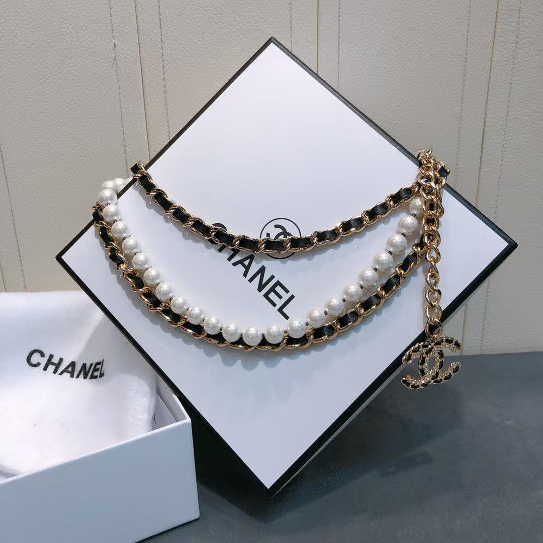 Chanel Pearl Chain Belt