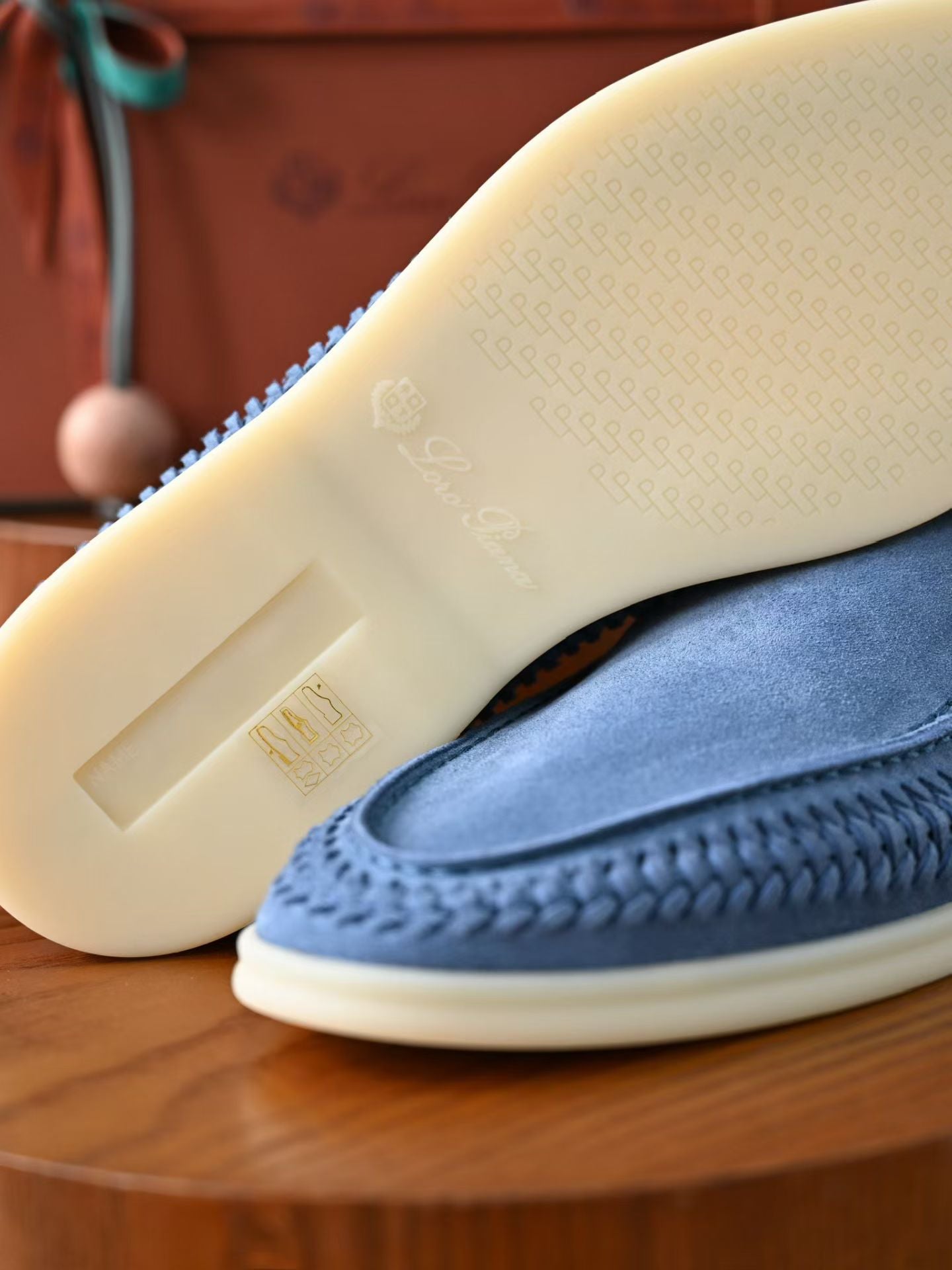 Loro Piana 2026 Summer Walk Loafer Blue Suede Leather