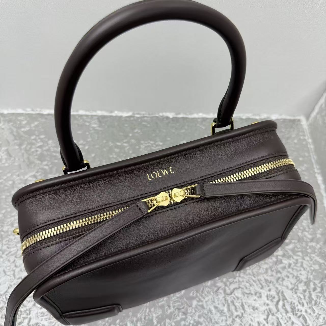 Loewe 2026 Amazona 180 Bag 24cm Brown Soft Calfskin