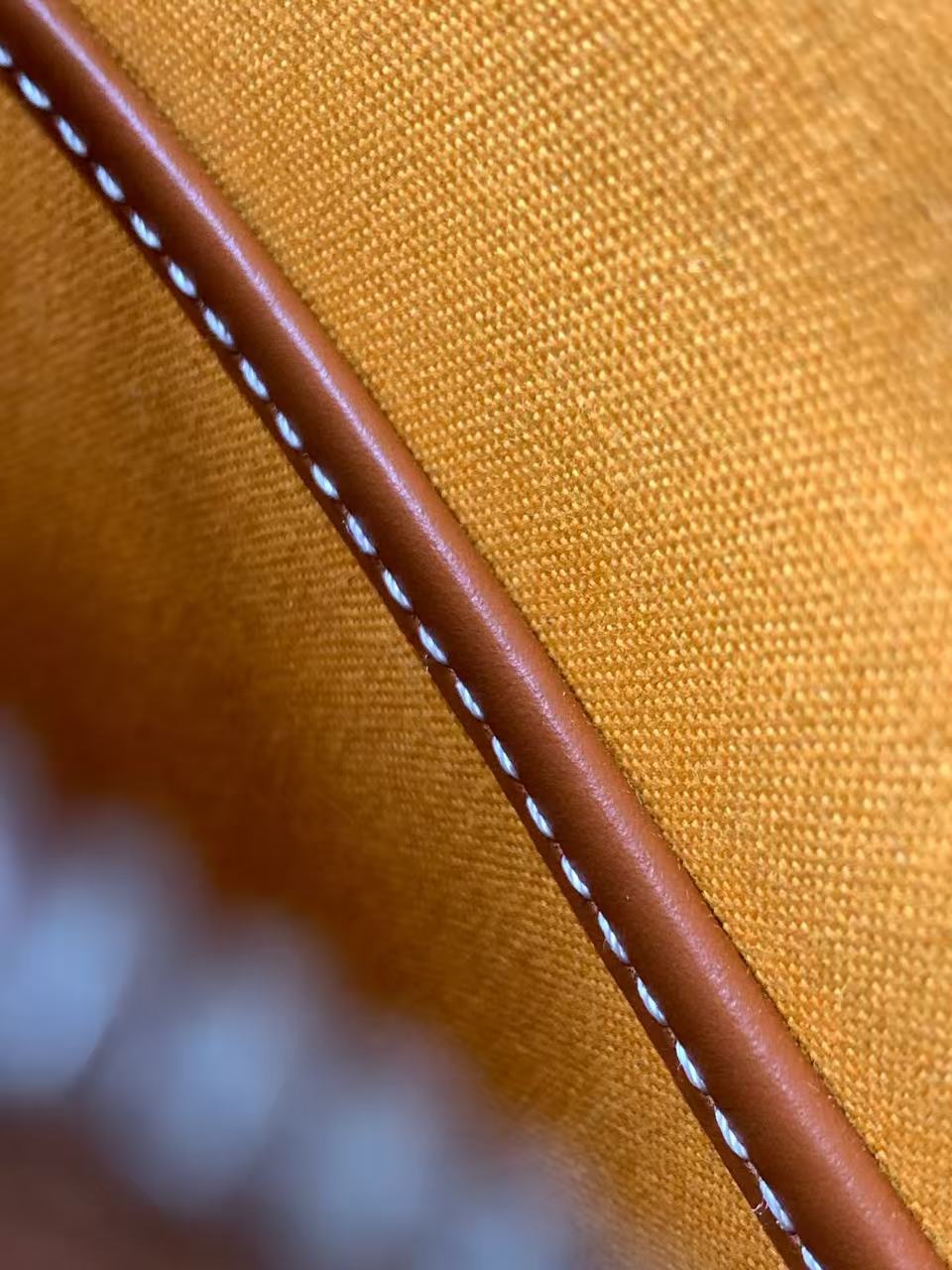 Goyard 2026 Vendome Bag 23cm Brown Black Leather