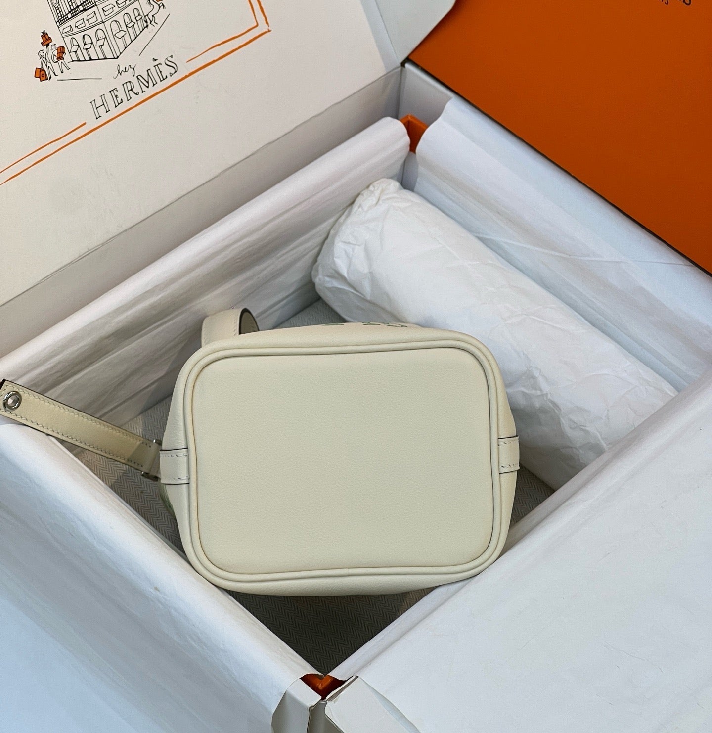 Hermes 2026 Picotin Lock Micro "Lucky Daisy" Bag Swift Leather