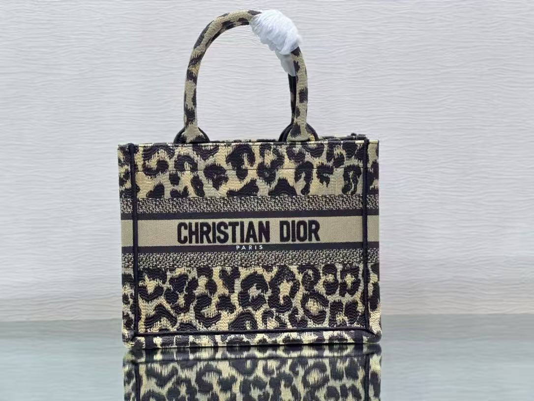 Dior 2026 Book Tote Bag 26cm "Beige Multicolor Mizza" Canvas