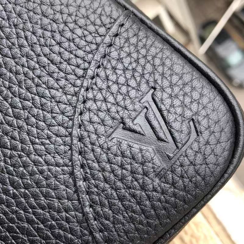 Louis Vuitton 2026 Porte-Documents Voyage PM Bag Black Cowhide