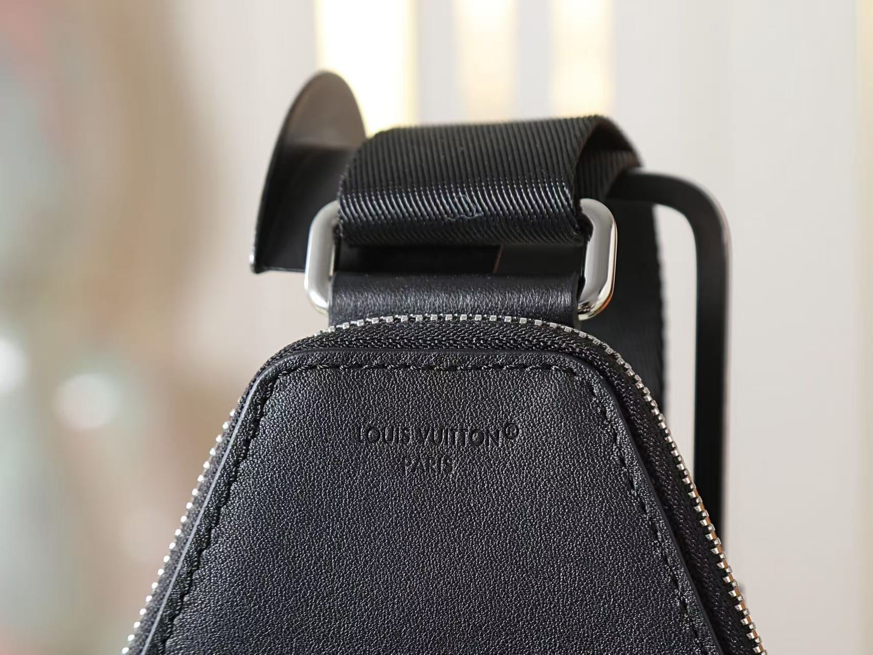 Louis Vuitton 2026 Avenue NM Bag 31cm Brown Black Canvas Cowhide
