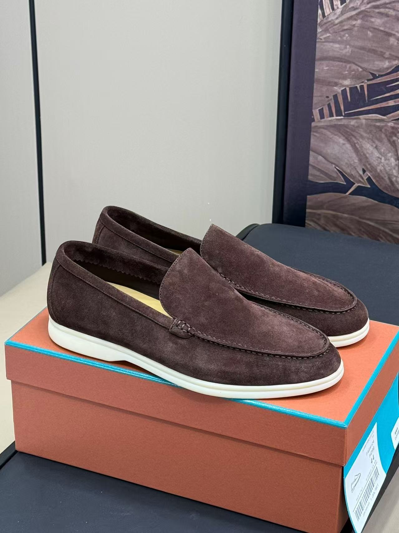Loro Piana 2026 Summer Walk Loafer Brown Suede
