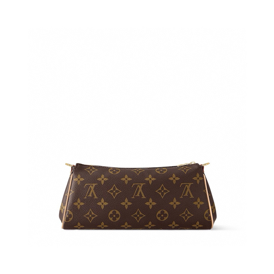 Louis Vuitton 2026 Pochette Eva Bag 27cm Brown Canvas Cowhide