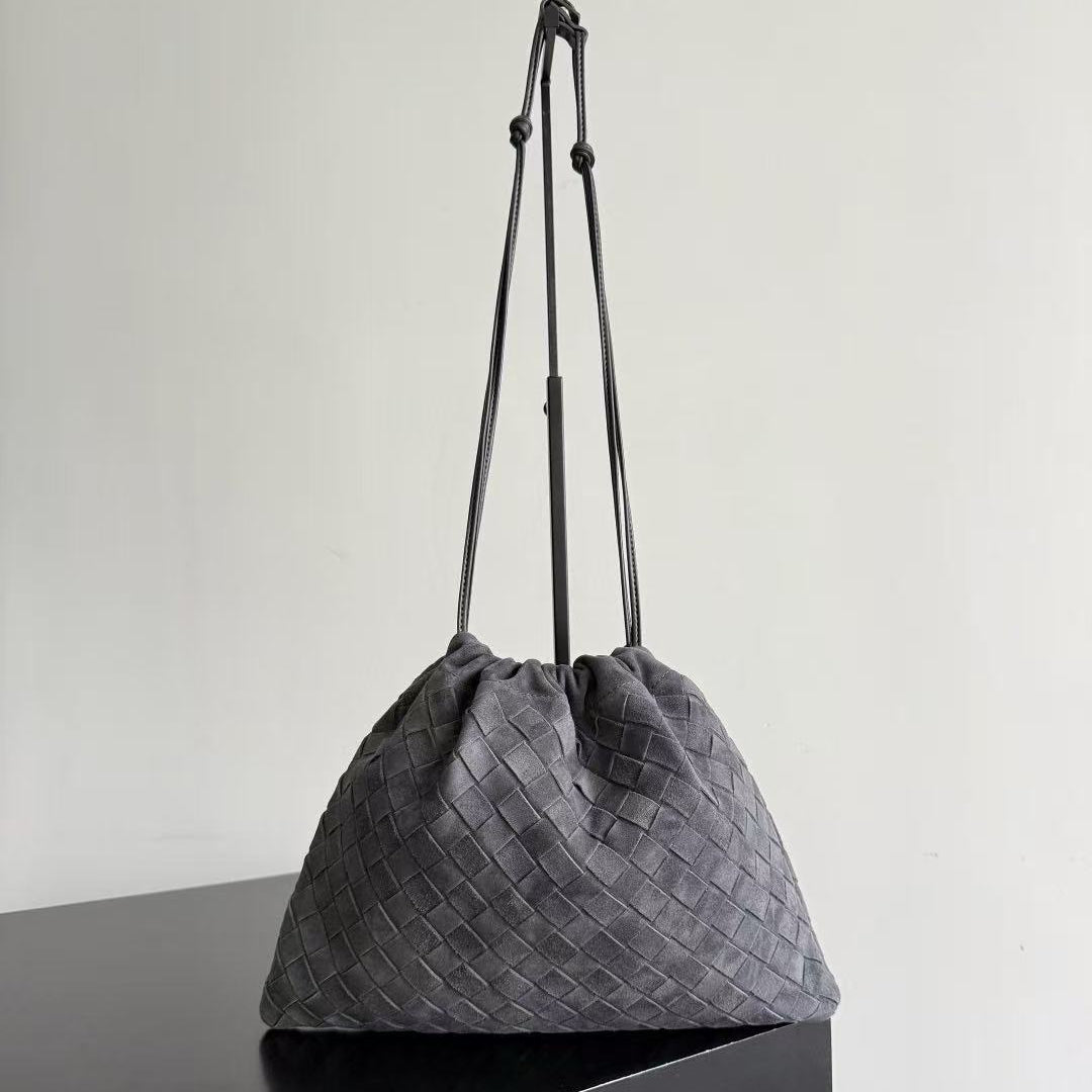 Bottega Veneta 2026 Dust Bag 32cm Gray Suede