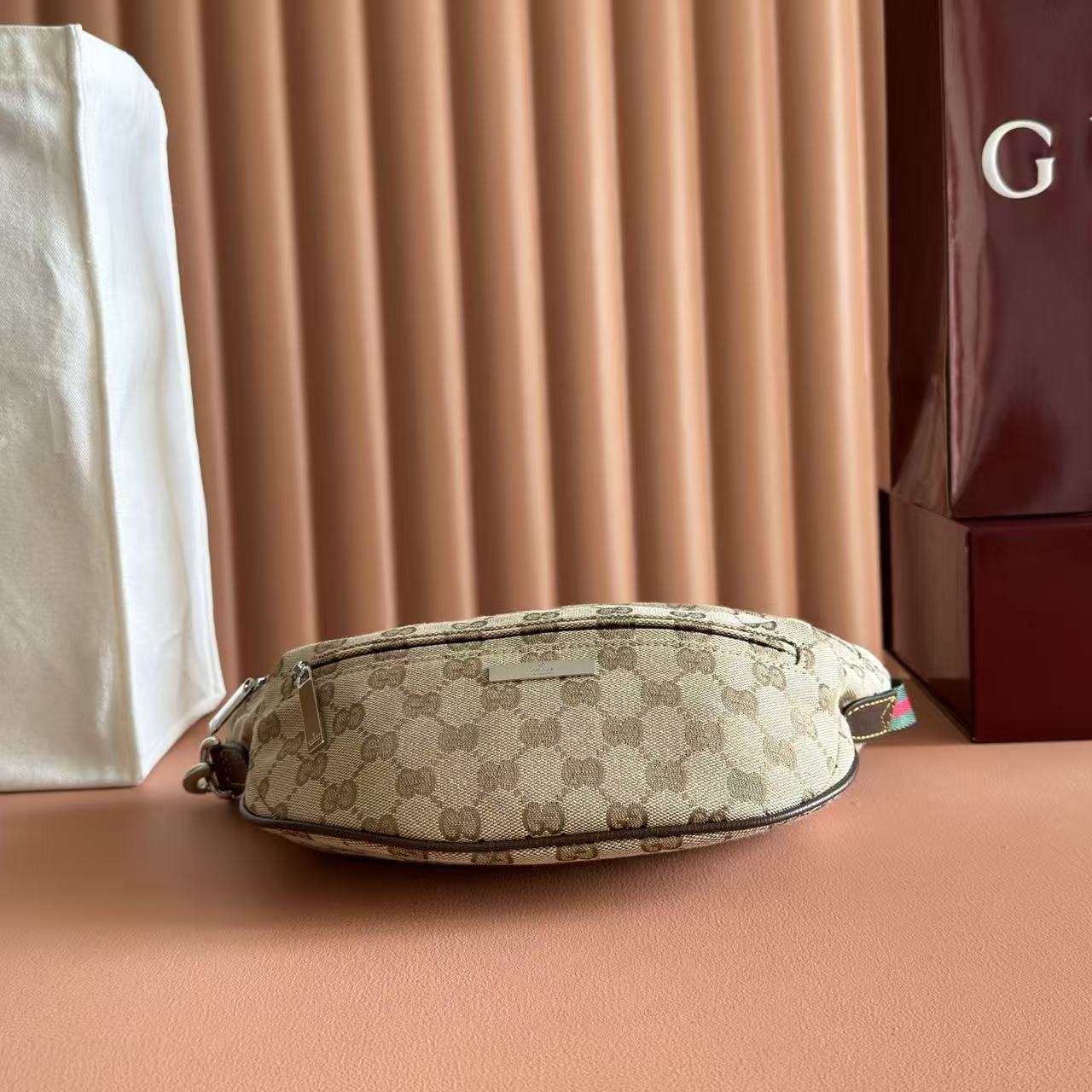 Gucci 2026 Bumbag 30cm Beige Canvas Leather
