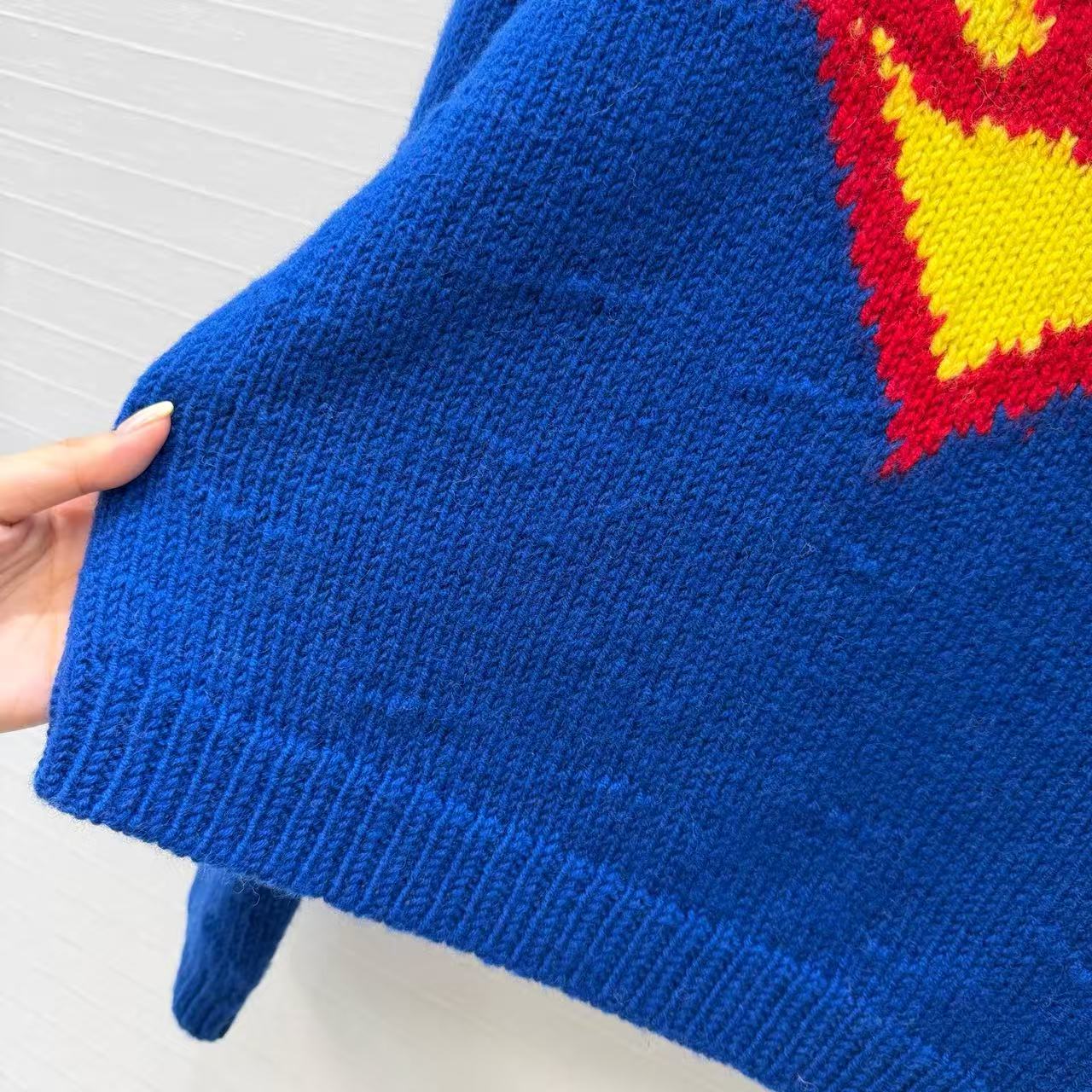 Chanel 2026 Sweater Blue Red Yellow Cashmere
