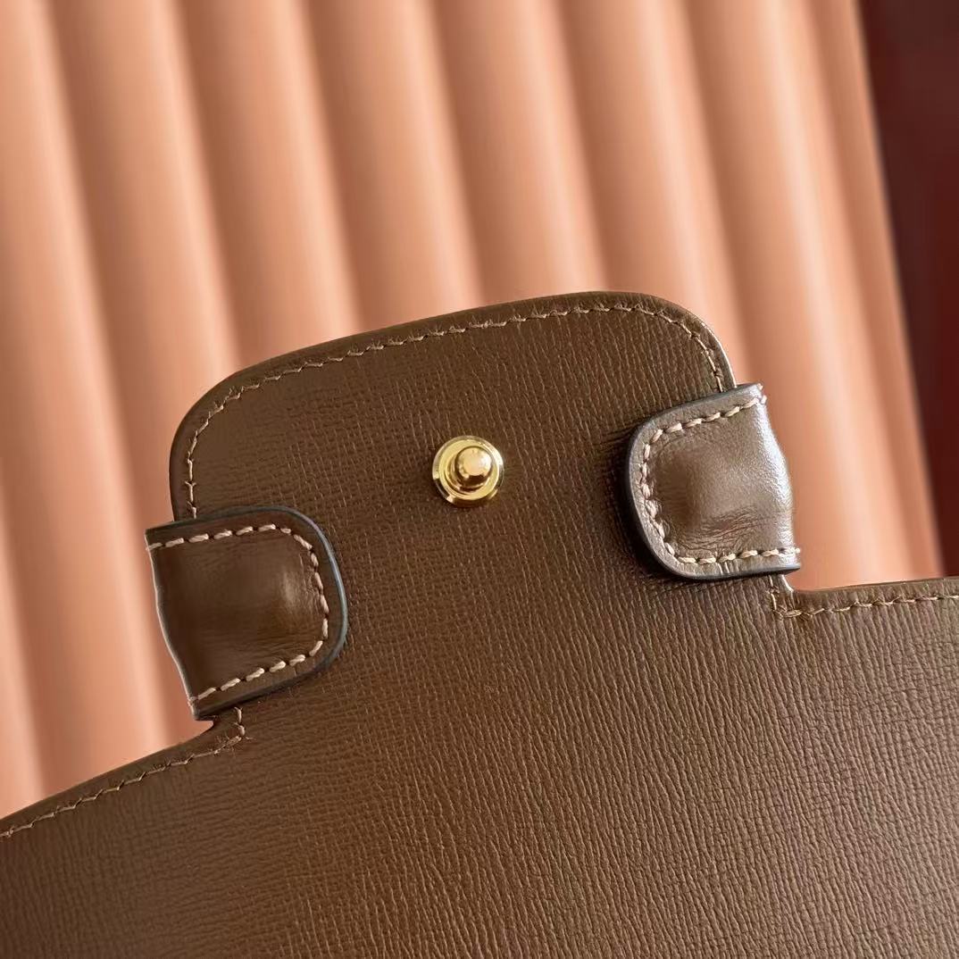 Gucci 2026 Horsebit 1955 Bag 29cm Brown Calfskin Gold Hardware