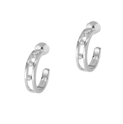 CREOLES MOVE CLASSIQUE DIAMOND EARRINGS