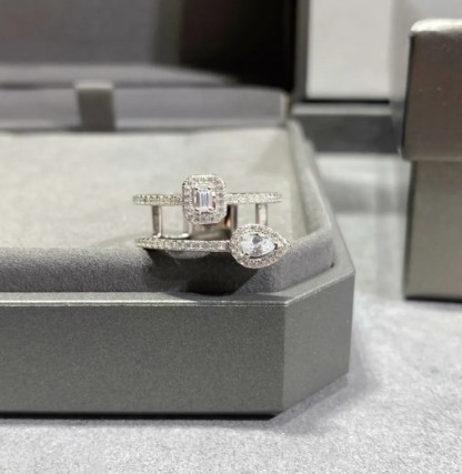 MY TWIN DOUBLE ROW RING